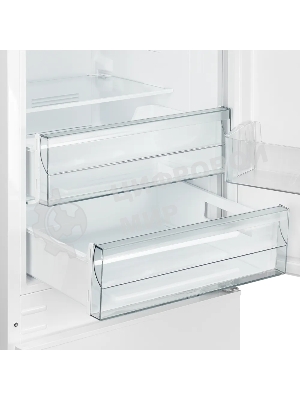 Встраиваемый холодильник Kuppersberg RBN 1763, полезный объем 233 л, сенсорное управление, полезный объем морозильной камеры 63 л, No Frost, LED подсветка, перенавешиваемые двери, суперзаморозка, отсек для овощей, белый