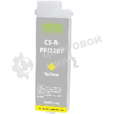 Картридж струйный Cactus CS-R-PFI320Y PFI-320Y желтый для Canon imagePROGRAF TM-200/200MFP/205/300/300MFP/305/250/255/350/355