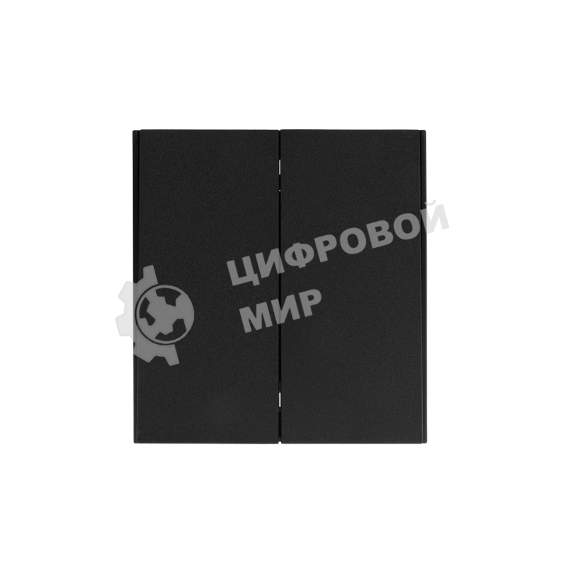 Выключатель Kranz STRONG 2 кл проходной (переключатель) 10А с/у антрацит