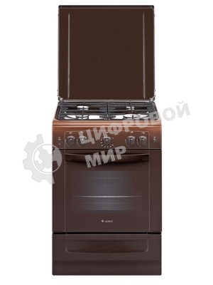 Плита газовая Gefest ПГ 6100-02 0310 коричневый, конфорок 4 шт, духовка 52 л, 60 см x 85 см x 60 см