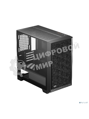 Компьютерный корпус без блока питания PCCooler C3D310 BK, Mesh Mid Tower, Black, TG, 0.6 SPCC, no fans mATX, mITX 165/350/200мм 3x2.5