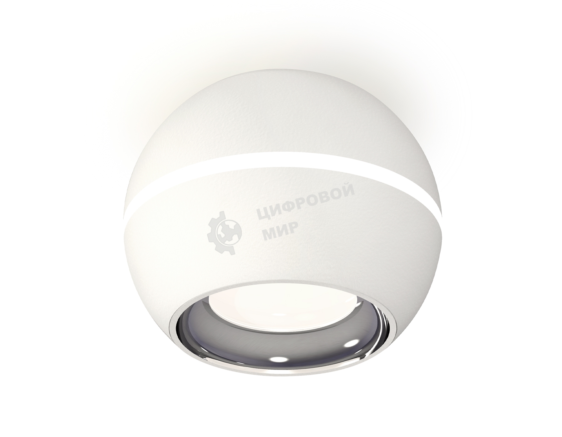 Светильник Ambrella Light XS1101002 SWH/PSL белый песок/серебро полированное MR16 GU5.3 LED 3W 4200K (C1101, N7022)