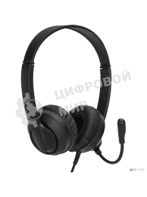 Гарнитура Oklick HS-M500 чёрный, проводная, USB