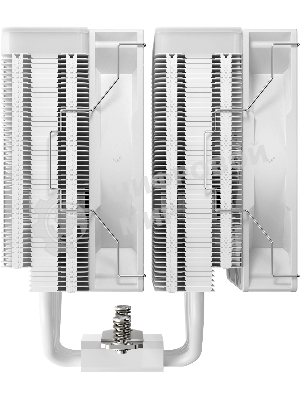 Кулер для процессора DEEPCOOL AG620 WH ARGb V2 LGA20XX/1700/1200/115X/AM5/AM4 (9шт/кор, TDP 260W, PWM, ARGb DUAL Fan 120мм, 6 тепл. трубок, белый) RET
