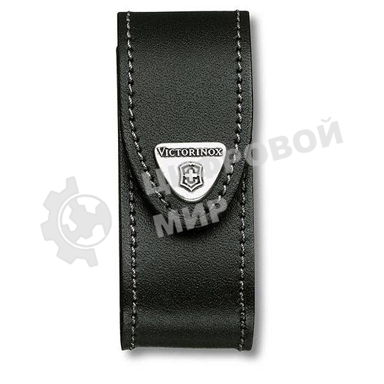 Чехол из нат.кожи Victorinox Leather Belt Pouch (4.0520.3) черный с застежкой на липучке без упаковки