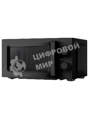 Микроволновая печь ECON ECO-2040M черный, 20 л, 700 Вт, переключатели - поворотный механизм
