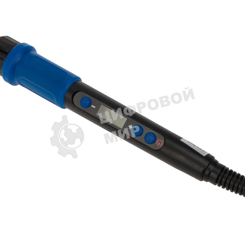 Паяльник Rexant, подставка, набор из 5 жал, цифровой, керамический нагреватель, 200-500 °C, 220 В/65 Вт