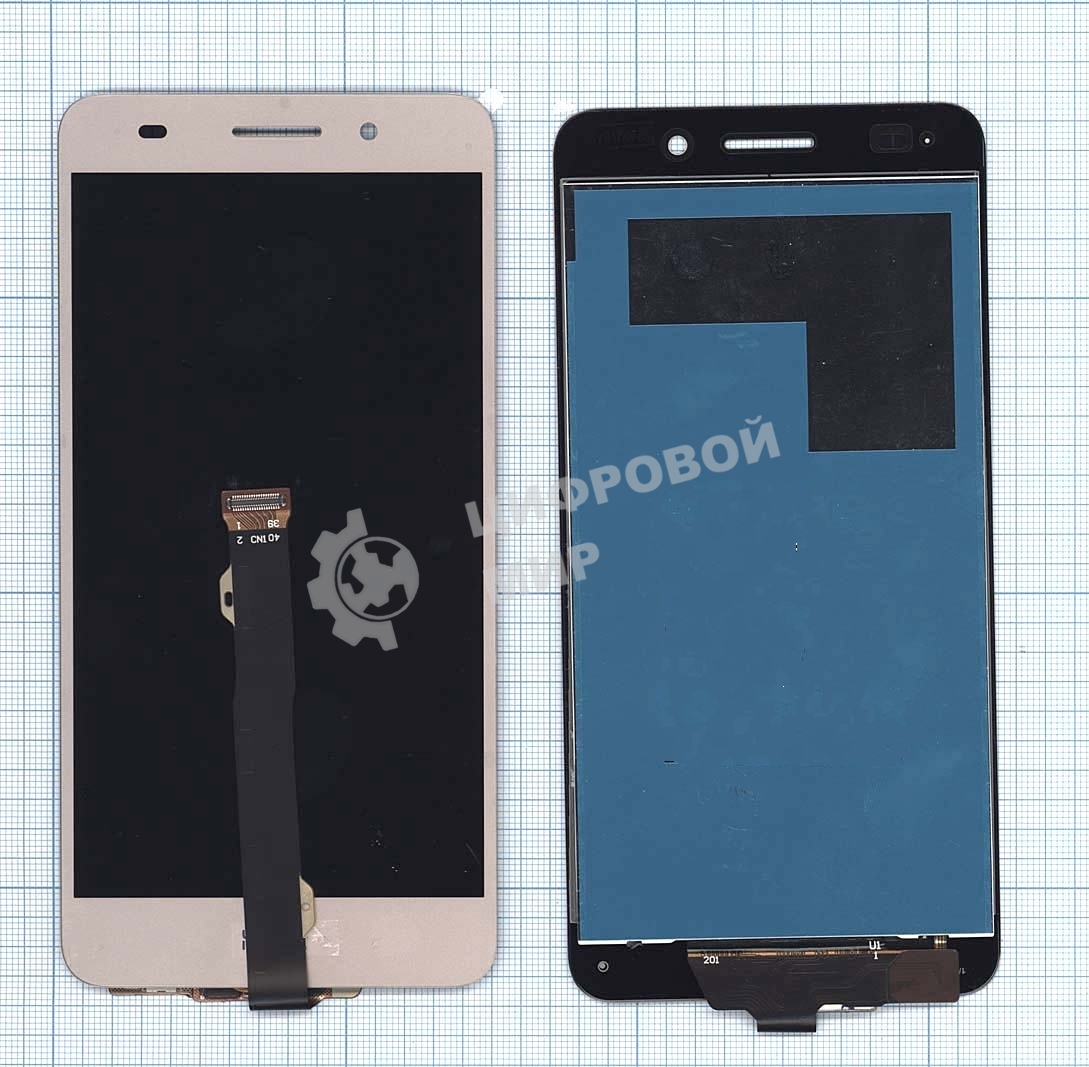 Дисплей для Huawei Y6 II, золото