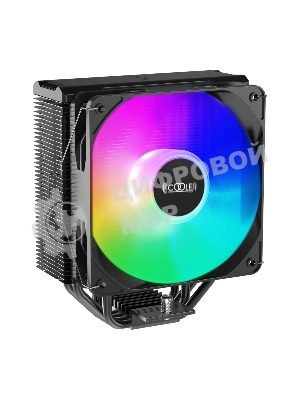 Кулер PCCooler Paladin EX400S черный 120мм алюминий+медь 1800rpm 28.6db 4-pin 180W 157мм