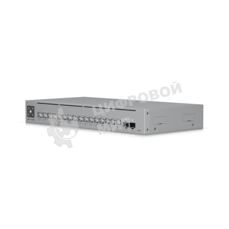 Коммутатор Ubiquiti UniFi Switch Pro Max 16 PoE PoE-коммутатор в стойку, 4х 2.5G RJ45, 12х 1G RJ45, 2х 10G SFP+, раздача 180 Вт
