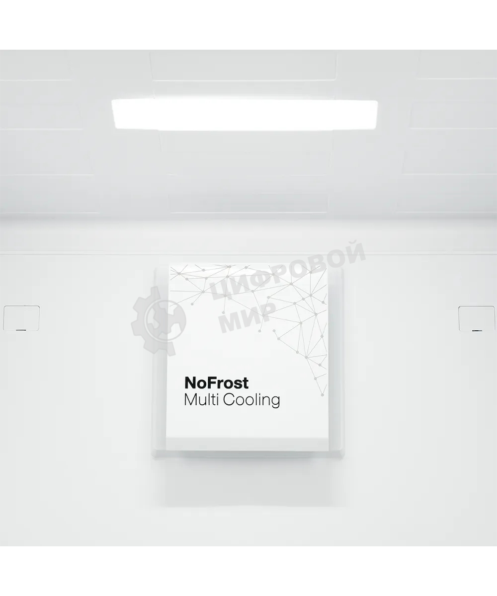 Встраиваемый холодильник Kuppersberg RBN 1763, полезный объем 233 л, сенсорное управление, полезный объем морозильной камеры 63 л, No Frost, LED подсветка, перенавешиваемые двери, суперзаморозка, отсек для овощей, белый