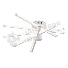 Потолочный светодиодный светильник Ambrella light FL6221 WH белый 70W 3000K-6400K 605*605*170 (ПДУ ИК)