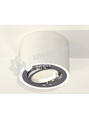 Светильник Ambrella Light XS7510003 SWH/PSL белый песок/серебро полированное MR16 GU5.3 (C7510, N7003)