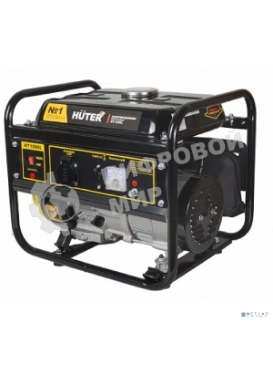 Электрогенератор бензиновый Huter HT1000L, 1.1 кВт, 65 дБ, 24.2 кг