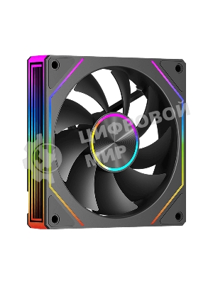 Вентилятор для корпуса Case Cooler PCCooler FG120 ARGb BK (120x120x25мм, 4-pin PWM, ARGb, 54CFM, 28.4dBA, 1800RPM, черный)