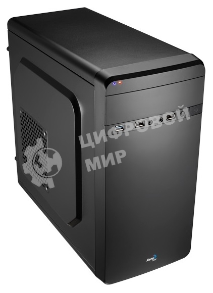 Компьютерный корпус Aerocool/Formula Qs-180 черный без БП mATX 1x80мм 2xUSB 2.0 1xUSB 3.0 audio
