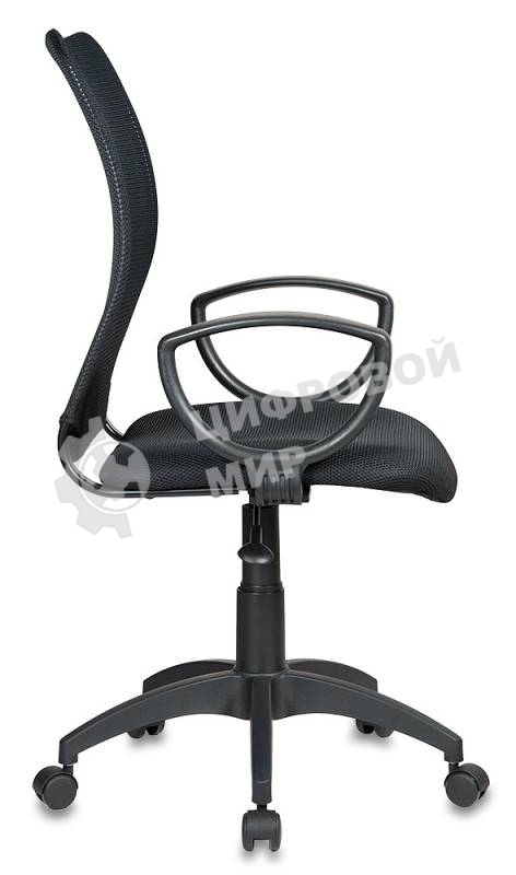 Кресло компьютерное Бюрократ Ch-599AXSN спинка сетка черный, сиденье черный TW-11