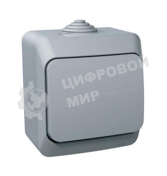 Выключатель 1-кл. ОП Этюд 10А IP44 сер. SchE BA10-041C