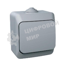 Выключатель 1-кл. ОП Этюд 10А IP44 сер. SchE BA10-041C