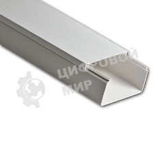 Кабель-канал 80х40 L2000 пластик белый Рувинил РКК-80х40