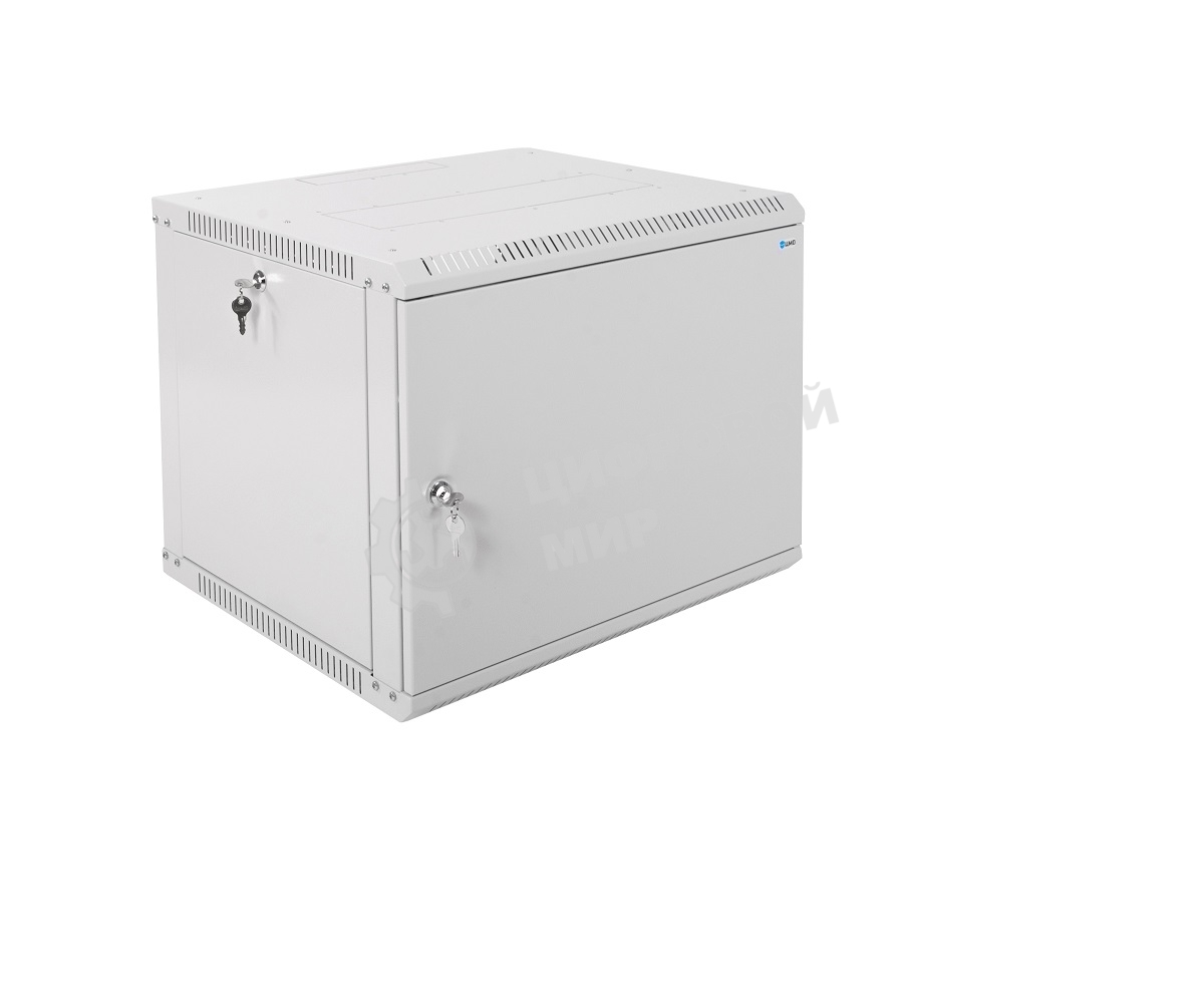 Шкаф телекоммуникационный настенный разборный 9U (600х650) дверь металл, ШРН-Э-9.650.1