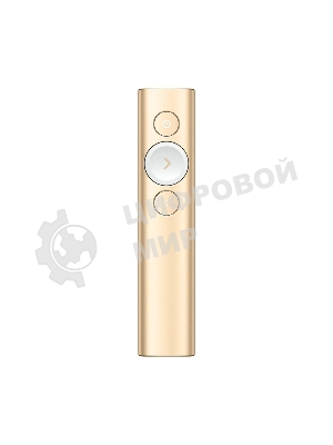 Презентер беспроводной Logitech Spotlight золотистый, радиоканал, USB, кнопки - 3