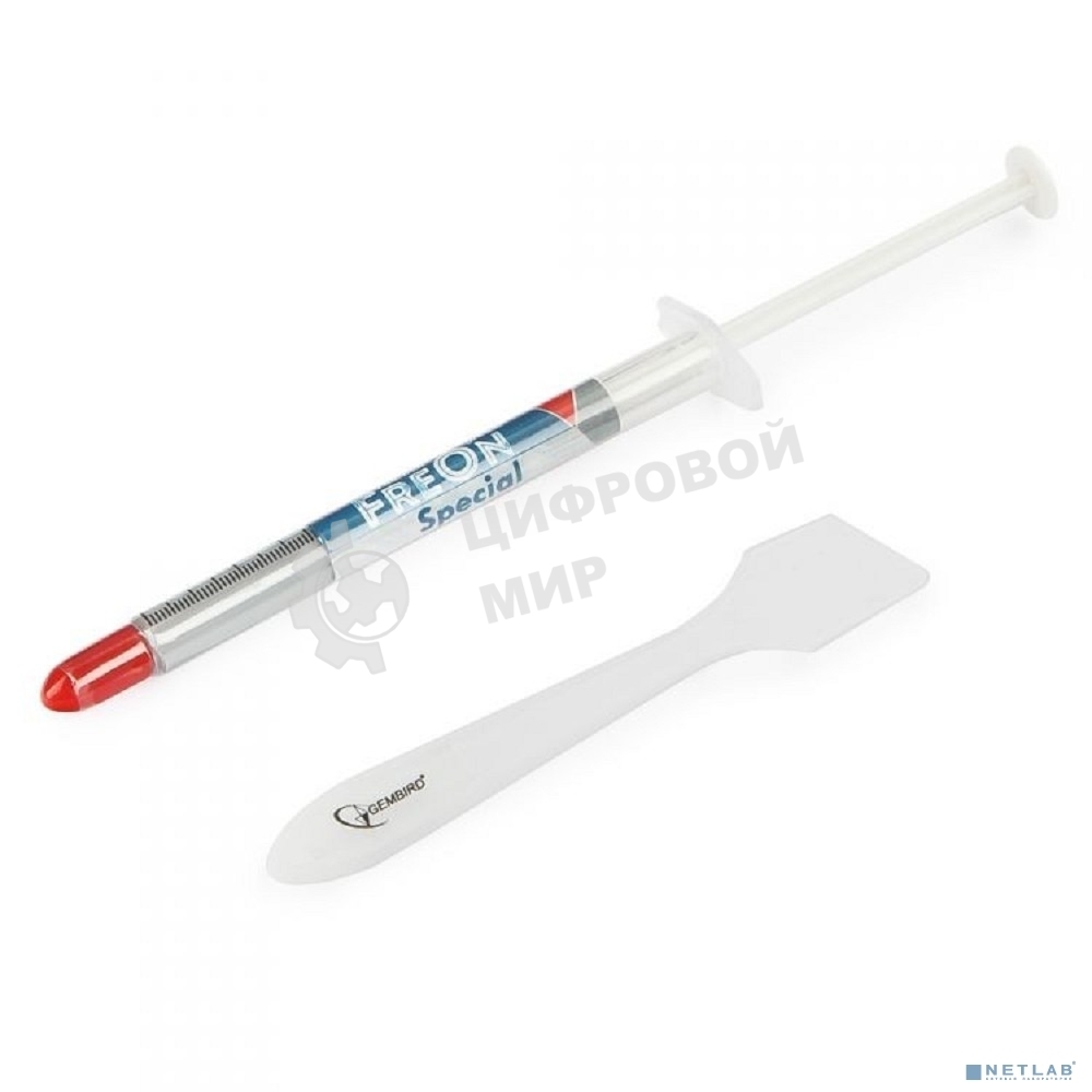 Термопаста Gembird FreOn Special GF-11-1.5 для радиаторов, 1,5гр, шприц