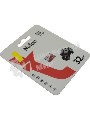 Флеш карта Netac P500 ECO 32Gb MicroSDHC C10 up to 80Mb/s, retail pack card only