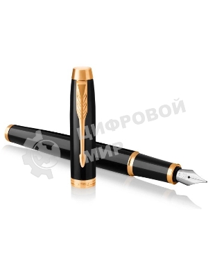 Ручка перьевая Parker IM Core F321 (CW1931645) Black GT F сталь нержавеющая подар.кор.