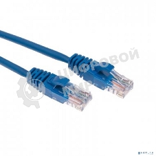 Патч-корд U/UTP Rexant cat.6, RJ45-RJ45, неэкранированный, 26AWG, LSZH, синий, 5 м