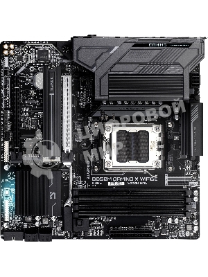 Материнская плата Gigabyte B850M GAMING X WIFI6E/WF6E, Socket AM5, AMD B850, 4xDDR5, 4xSATA, 2xM.2, 1xPCI-E 5.0 x16, 1xPCI-E 3.0 x4, 1xHDMI, 2xDP, 1x 2.5Gb LAN, 1xUSB-C 3.2 Gen 2, 1xUSB-A 3.2 Gen 2, 2xUSB-A 3.2 Gen 1, 4xUSB-A 2.0, 3x3.5 мм, 7.1, Micro-ATX