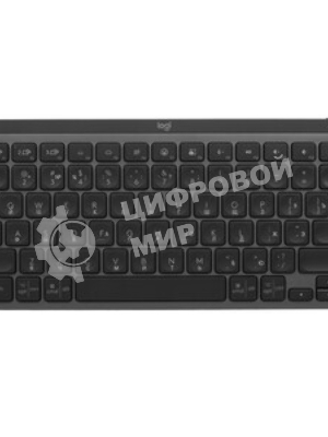 Клавиатура беспроводная Logitech MX Keys Mini (920-010501), USB, Bluetooth/Радиоканал, темно-серый/черный