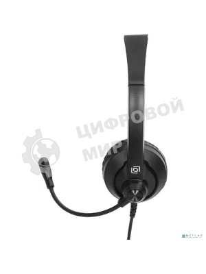 Гарнитура Oklick HS-M500 чёрный, проводная, USB