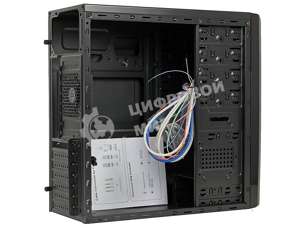 Компьютерный корпус Aerocool/Formula CS-1101 черный без БП ATX 2x120мм 1x140мм 2xUSB 2.0 1xUSB 3.0 audio