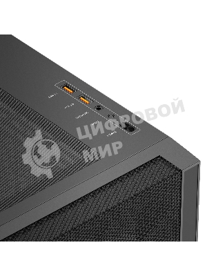 Компьютерный корпус без блока питания PCCooler C3D510 BK, Mesh Mid Tower, черный, TG, 0.7 SPCC, no fans E-ATX, ATX, mATX, mITX 170/390/205mm 2x2.5