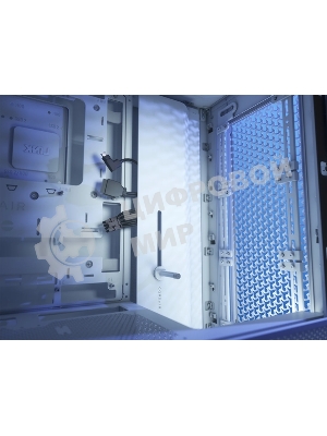 Компьютерный корпус без блока питания Corsair Frame 4000D, Midi-Tower, TG, no fan, 2xUSB-A 3.2, 1xUSB 3.2 Type-C, E-ATX, ATX, mATX, mITX White