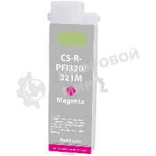Картридж струйный Cactus CS-R-PFI320M-CHIP PFI-320M пурпурный (260мл) для Canon imagePROGRAF TM-200/200MFP/205/300/300MFP/305/250/255/350/355 с чипом