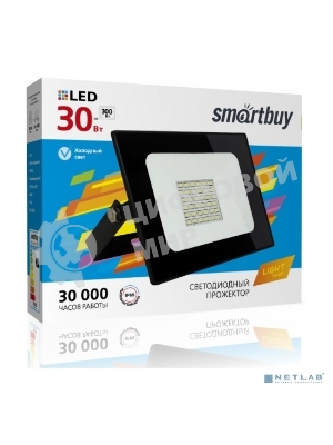 Прожектор светодиодный FL SMD LIGHT Smartbuy-30W/6500K/IP65 (SBL-FLLight-30-65K)