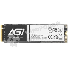 Накопитель SSD AGI AI298, 2Tb, M.2 2280, PCIe 3.0 x4, NVMe, R/W 2400/1800