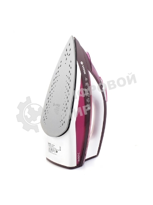 Утюг Vitek VT-1215 (PK) максимальная 2400 Вт.Подошва Ceramic Ultra Care.