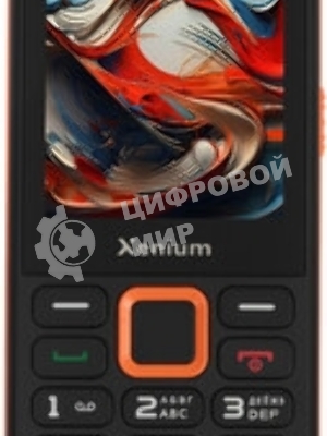 Мобильный телефон Xenium X300 черный/оранжевый