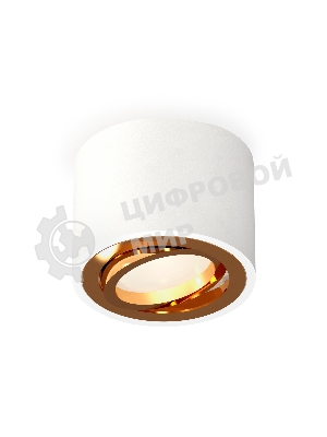 Светильник Ambrella Light XS7510004 SWH/PYG белый песок/золото желтое полированное MR16 GU5.3 (C7510, N7004)