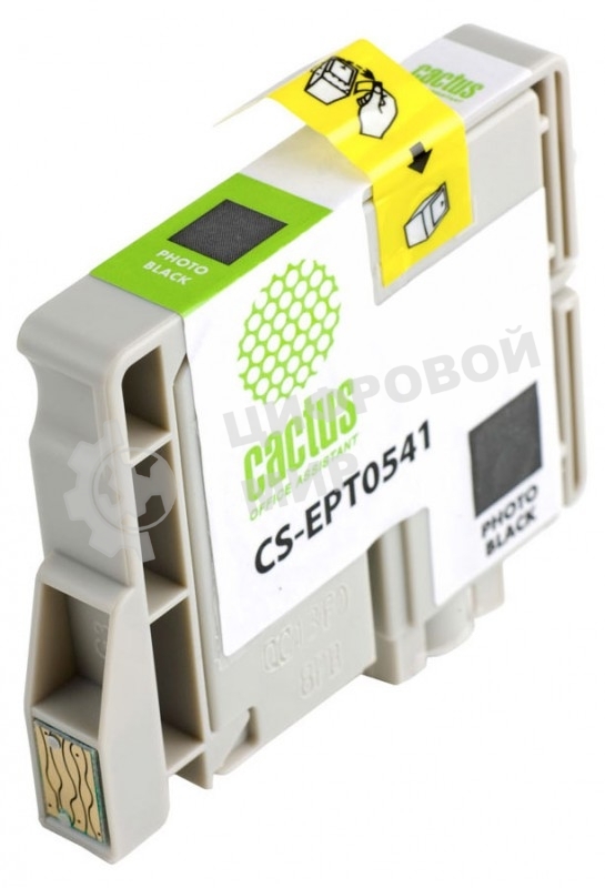 Картридж струйный Cactus CS-EPT0541 черный (16,2 мл) для Epson Stylus Photo R800/R1800