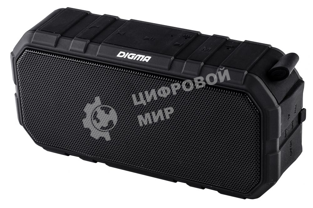 Колонка портатитвная Digma S-40 черный 10W 1.0 BT 2000mAh