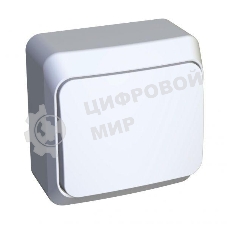 Выключатель кнопочный 1-кл. ОП Этюд 10А белый SchE KA10-001B