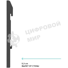 Вертикальные направляющие для видеостен нерегулируемые ONKRON FAV-1 черный