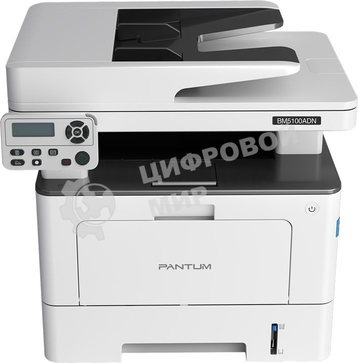 МФУ лазерное Pantum BM5100ADN, A4, ч/б, печ. до 40 стр/мин., скан. до 24 стр/мин., 1200 x 1200 dpi, USB, RJ-45