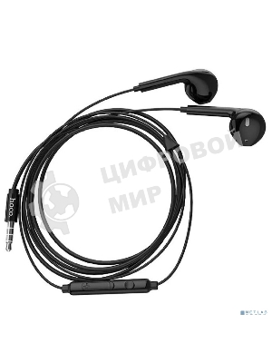 Проводные наушники Hoco M55 черный, внутриканальные, Jack 3.5 мм