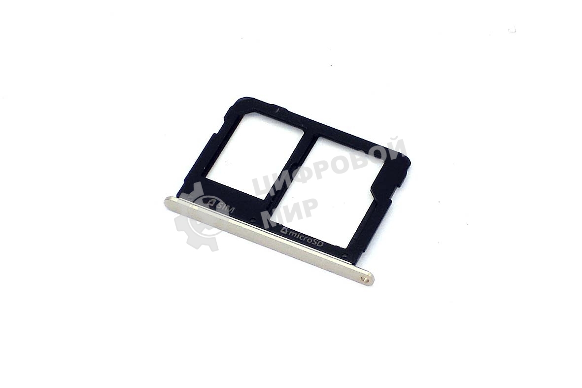 Лоток для SIM-карты Samsung Galaxy A7 (A710F) -1 SIM золотой