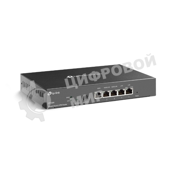 Маршрутизатор TP-Link Gigabit multi-WAN VPN router, 1 Gb SFP WAN,1 Gb RJ-45 WAN, 2 Gb WAN/LAN, 2 Gb fixed LAN ports